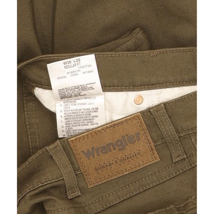 Wrangler Men Green Straight Regular Stretch Jeans W38 L32