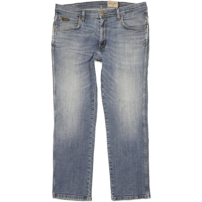 Wrangler Arizona Men Blue Straight Regular Stretch Jeans W36 L29