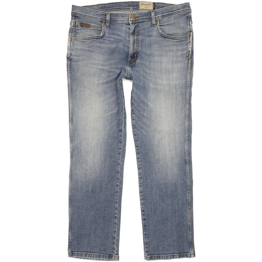 Wrangler Arizona Men Blue Straight Regular Stretch Jeans W36 L29