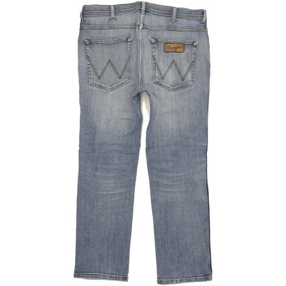 Wrangler Arizona Men Blue Straight Regular Stretch Jeans W36 L29