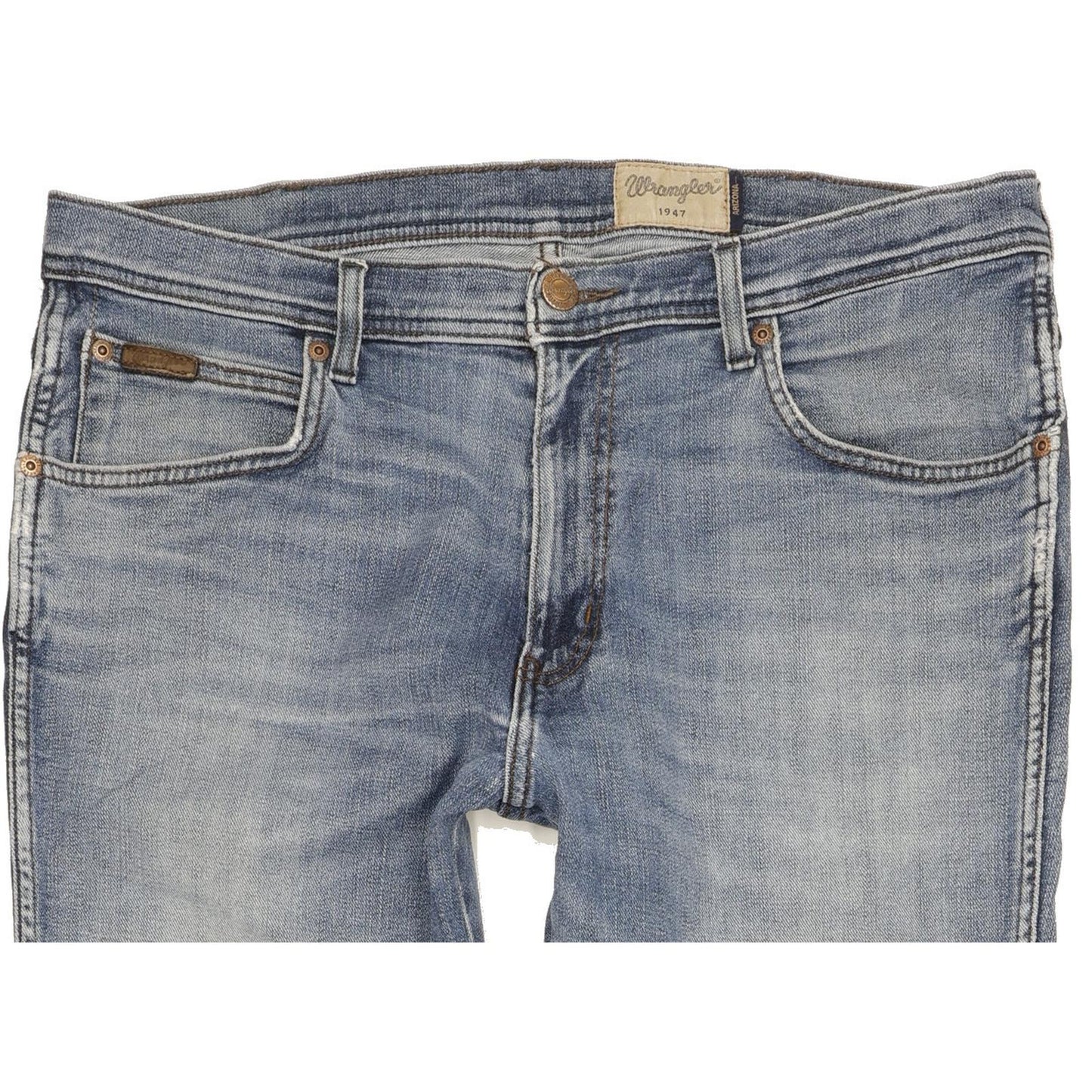 Wrangler Arizona Men Blue Straight Regular Stretch Jeans W36 L29
