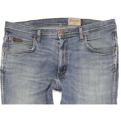 Wrangler Arizona Men Blue Straight Regular Stretch Jeans W36 L29