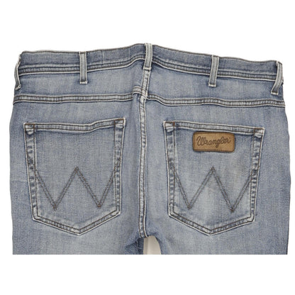 Wrangler Arizona Men Blue Straight Regular Stretch Jeans W36 L29