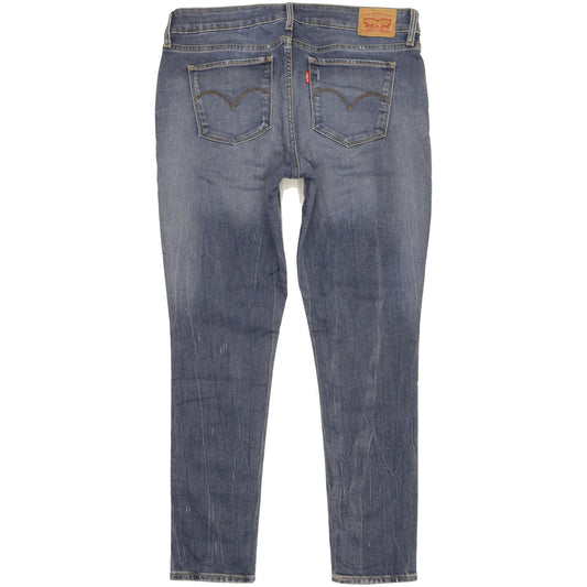 Levi's 711 Women Blue Skinny Slim Stretch Jeans W32 L30