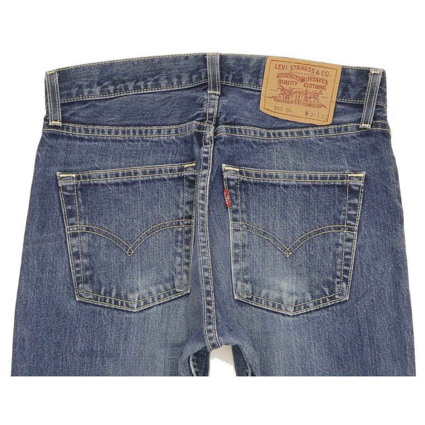 Levi's 505 Men Blue Straight Regular Jeans W31 L27
