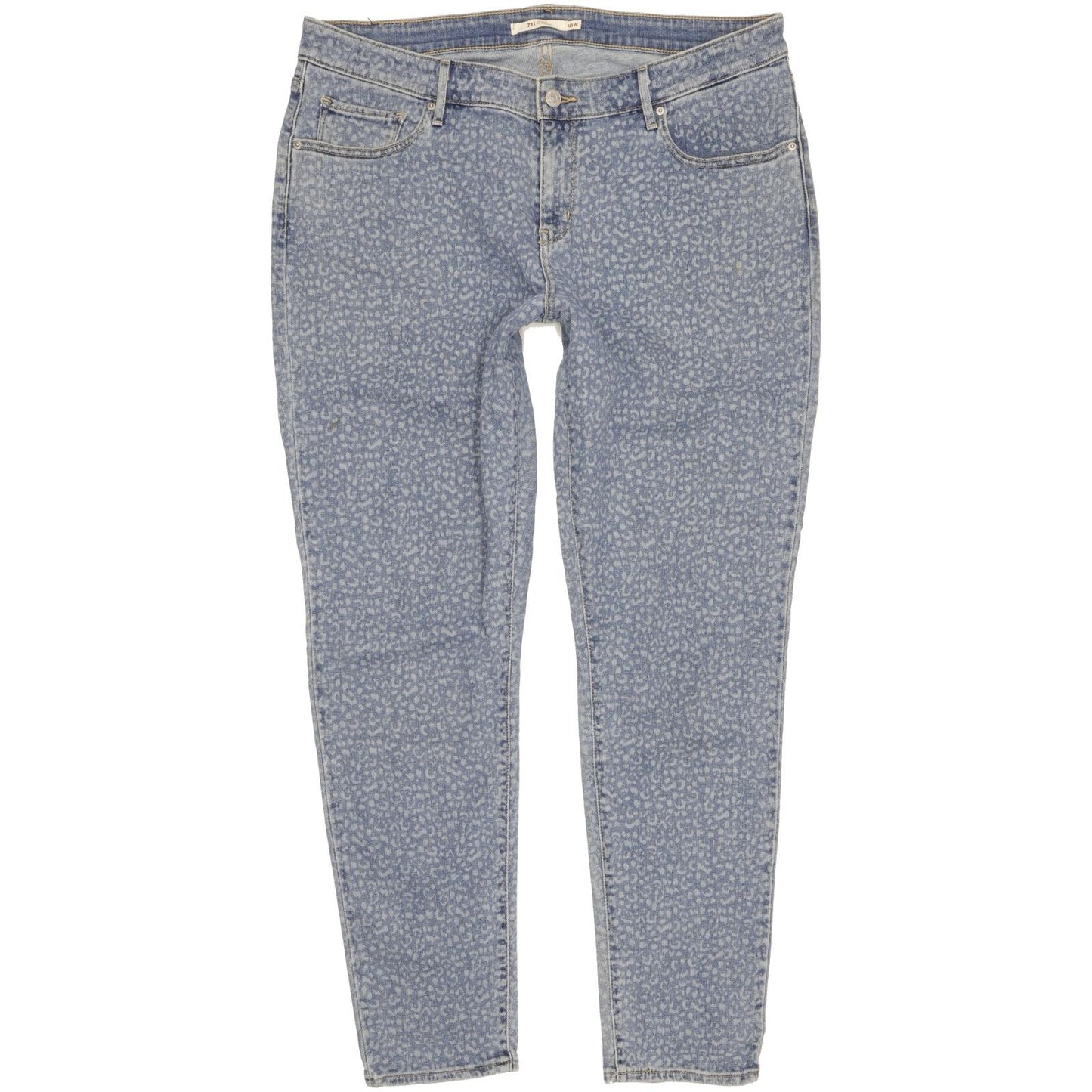 Levi's 711 Women Blue Skinny Slim Stretch Jeans W36 L31