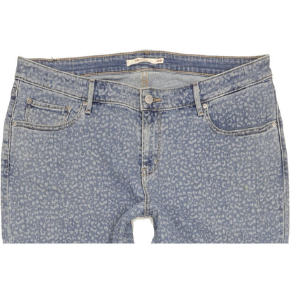 Levi's 711 Women Blue Skinny Slim Stretch Jeans W36 L31