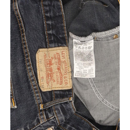Levi's 751 Men Blue Straight Regular Jeans W34 L32