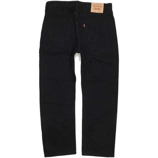Levi's 751 Men Black Straight Regular Jeans W34 L28