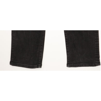 Wrangler Arizona Men Black Straight Regular Stretch Jeans W32 L30