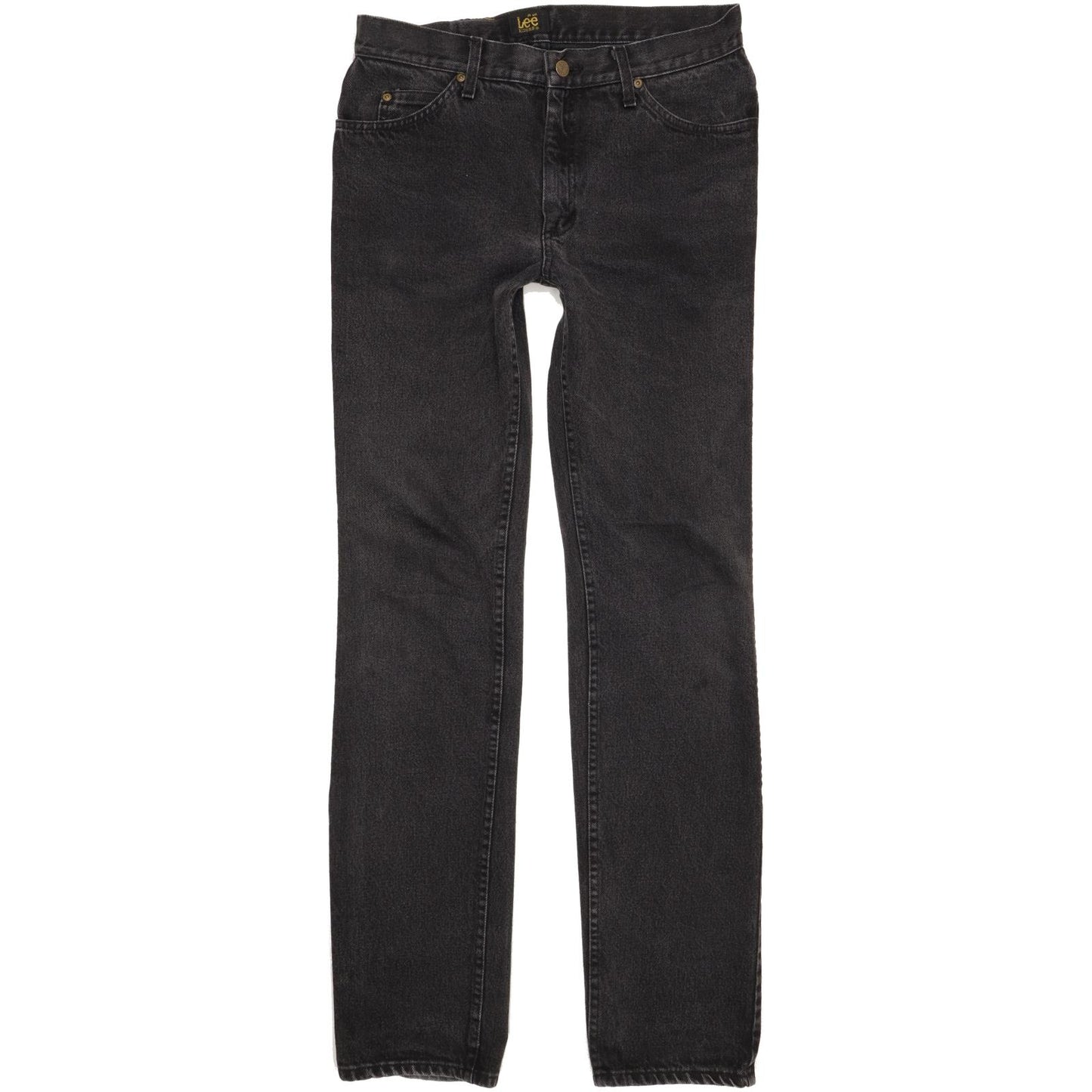 Lee Phoenix Men Black Straight Regular Jeans W33 L35