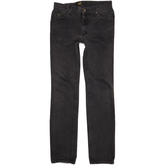 Lee Phoenix Men Black Straight Regular Jeans W33 L35