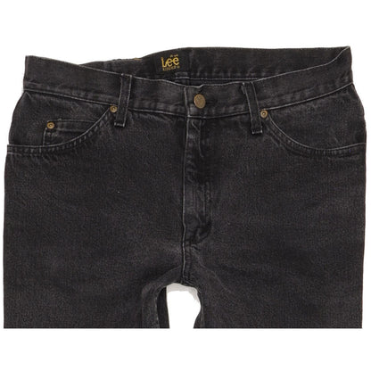 Lee Phoenix Men Black Straight Regular Jeans W33 L35