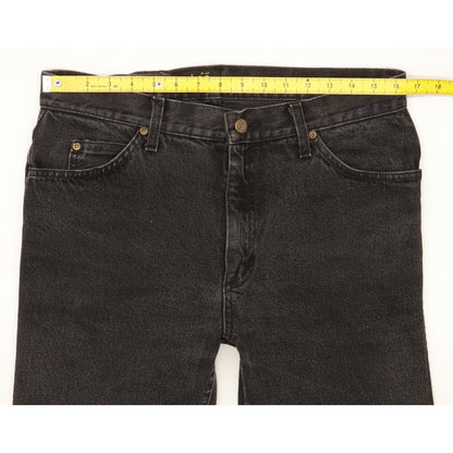 Lee Phoenix Men Black Straight Regular Jeans W33 L35