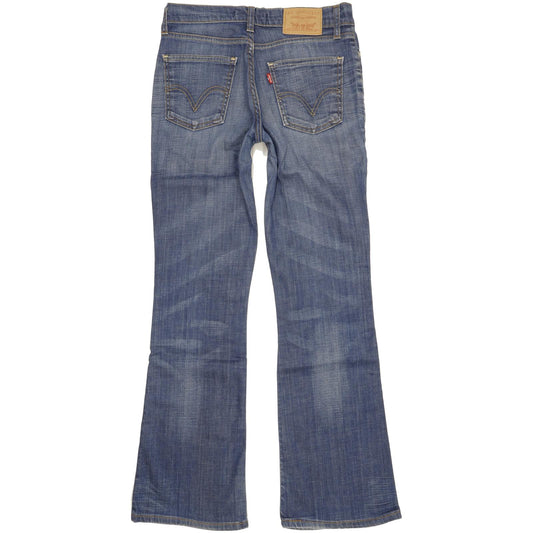 Levi's 529 Men Blue Bootcut Slim Stretch Jeans W28 L31