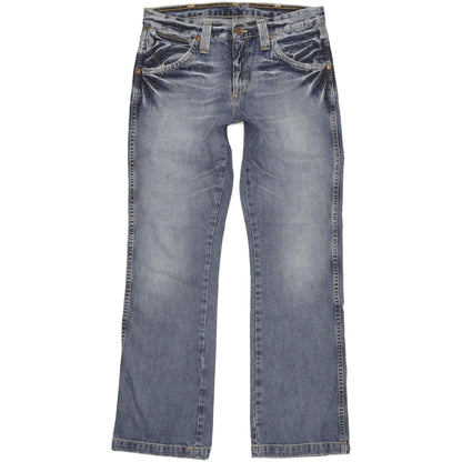 Wrangler Dayton Men Blue Bootcut Slim Jeans W30 L32