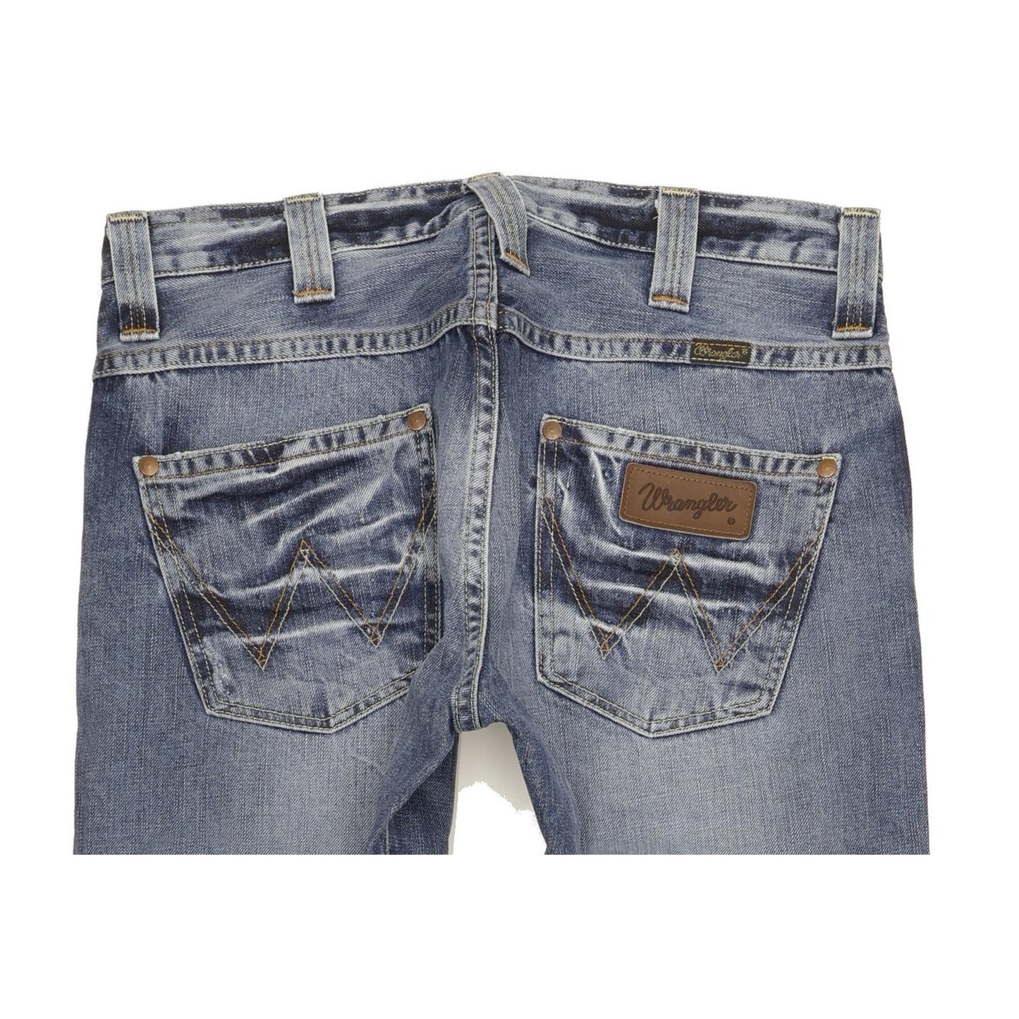 Wrangler Dayton Men Blue Bootcut Slim Jeans W30 L32