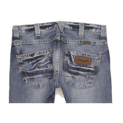 Wrangler Dayton Men Blue Bootcut Slim Jeans W30 L32
