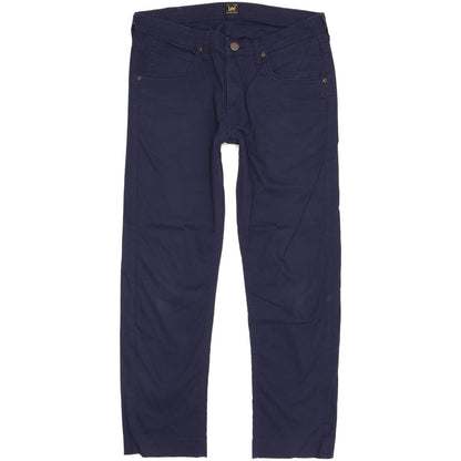 Lee Daren Men Navy Straight Slim Stretch Jeans W31 L28