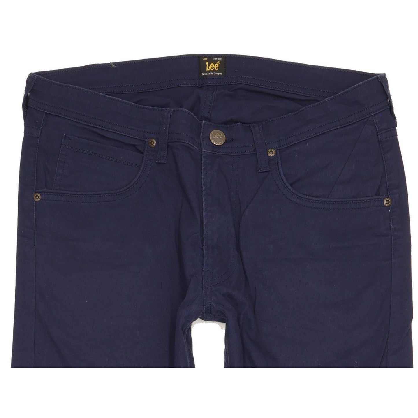 Lee Daren Men Navy Straight Slim Stretch Jeans W31 L28