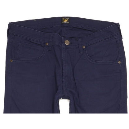 Lee Daren Men Navy Straight Slim Stretch Jeans W31 L28