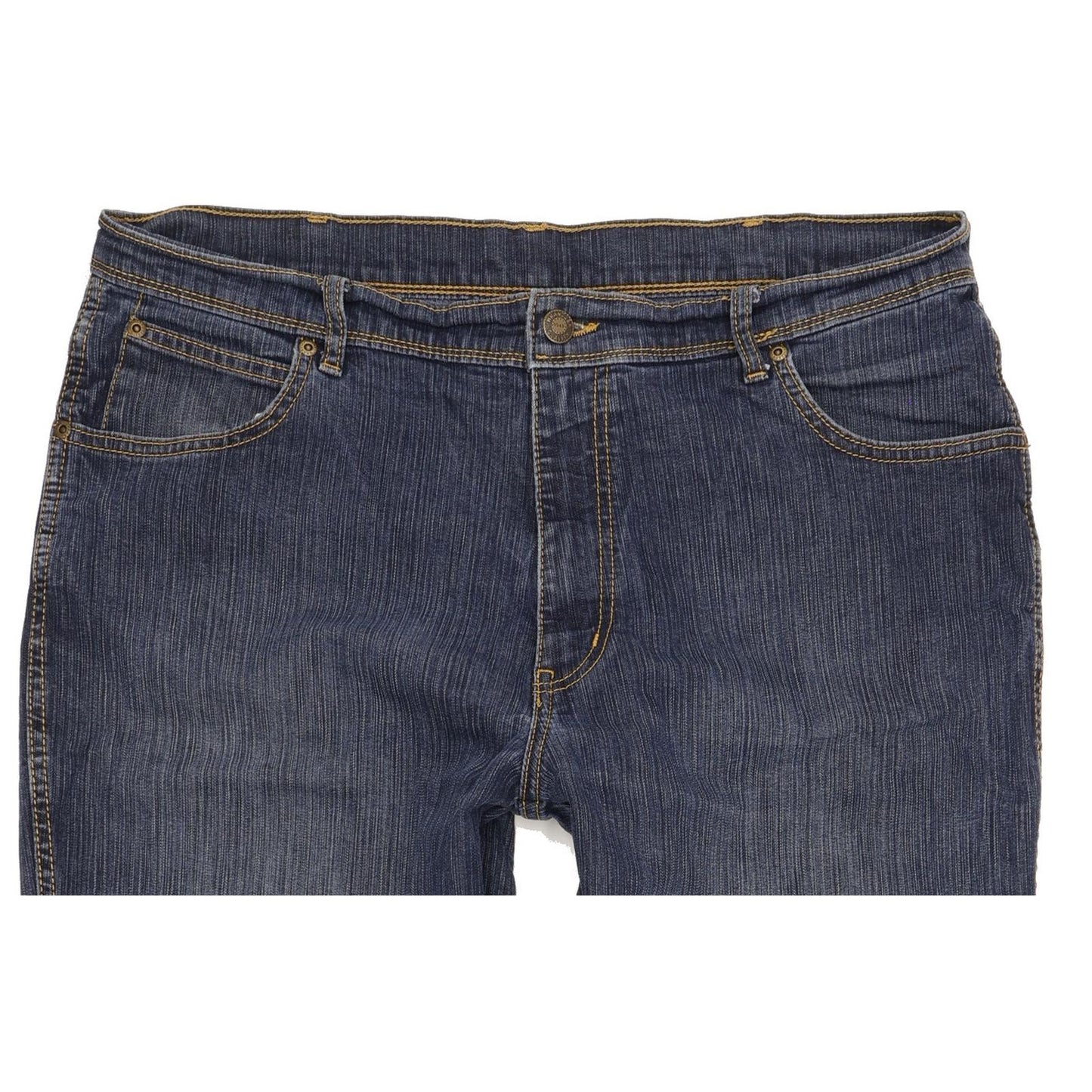 Wrangler Men Blue Straight Regular Stretch Jeans W38 L32