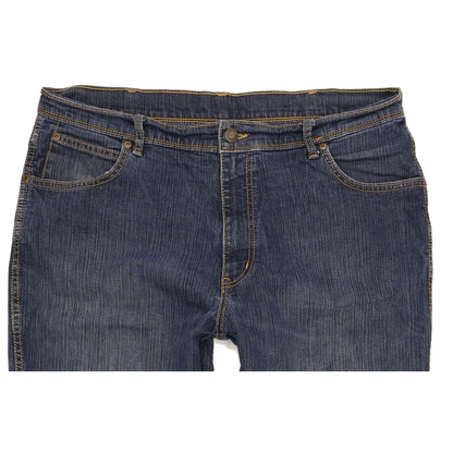 Wrangler Men Blue Straight Regular Stretch Jeans W38 L32