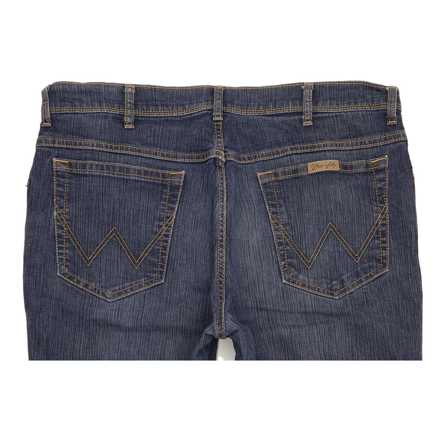 Wrangler Men Blue Straight Regular Stretch Jeans W38 L32