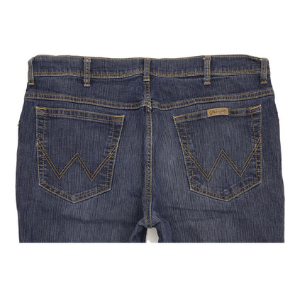 Wrangler Men Blue Straight Regular Stretch Jeans W38 L32