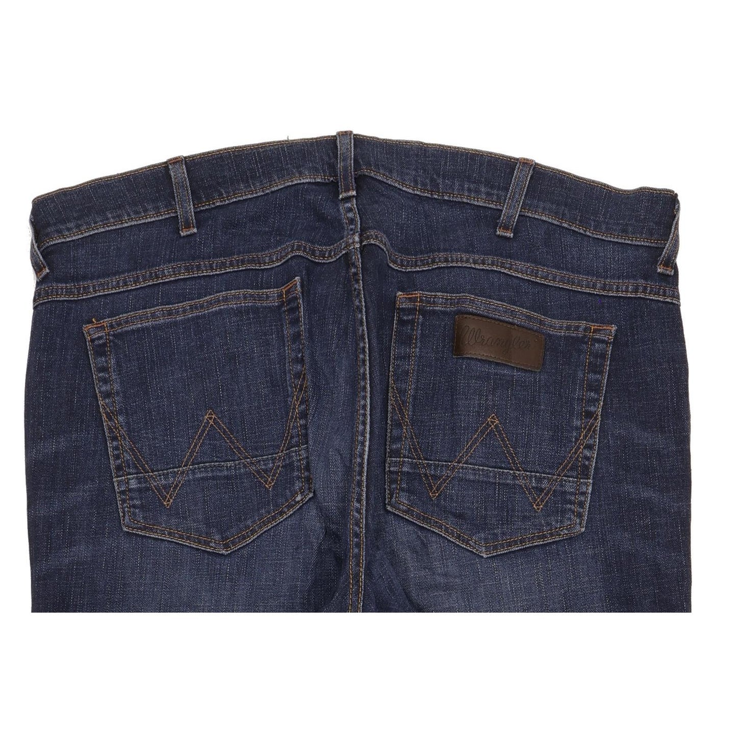 Wrangler Greensboro Men Blue Straight Regular Stretch Jeans W36 L34