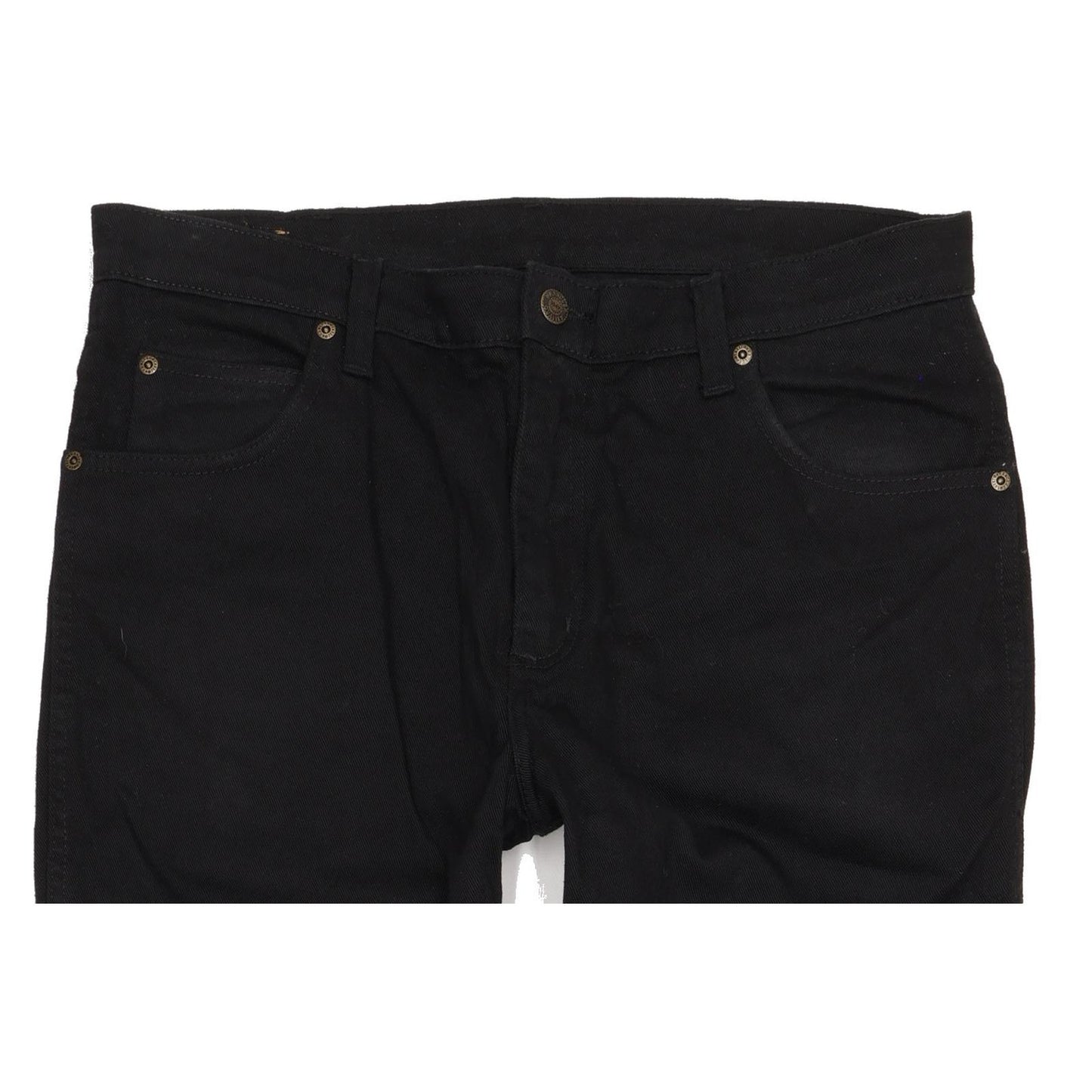 Wrangler Durable Quality Men Black Straight Regular Stretch Jeans W36 L32
