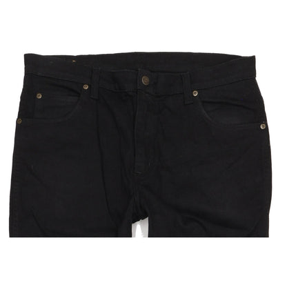 Wrangler Durable Quality Men Black Straight Regular Stretch Jeans W36 L32