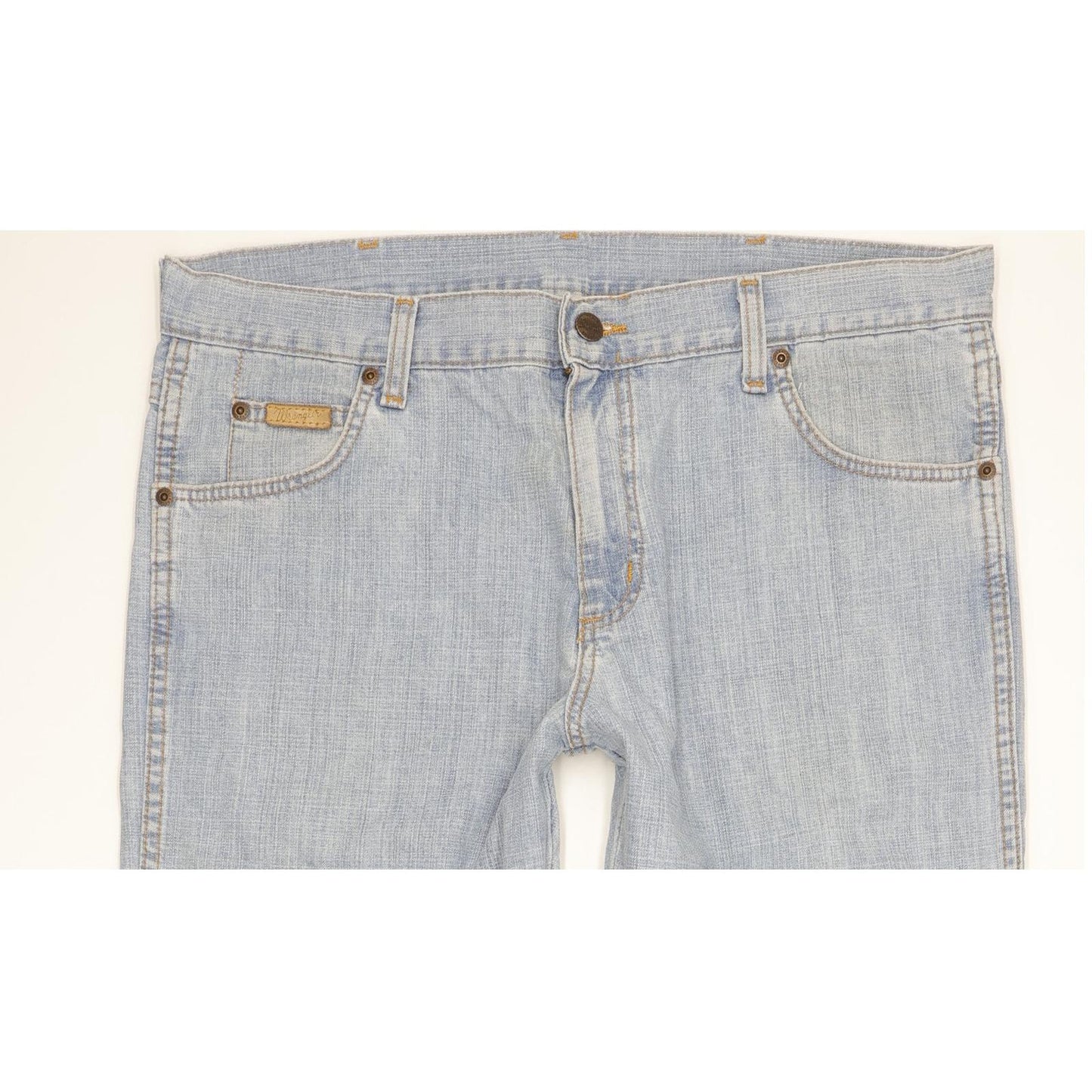 Wrangler Men Blue Bootcut Slim Jeans W34 L31