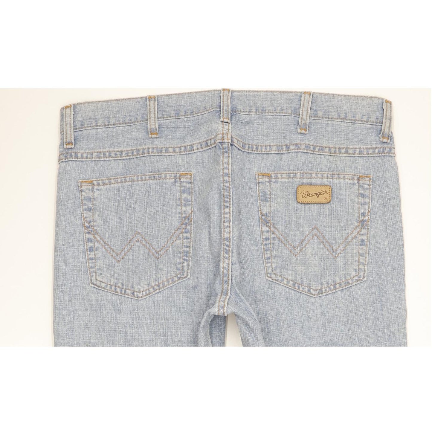 Wrangler Men Blue Bootcut Slim Jeans W34 L31