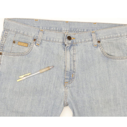 Wrangler Men Blue Bootcut Slim Jeans W34 L31