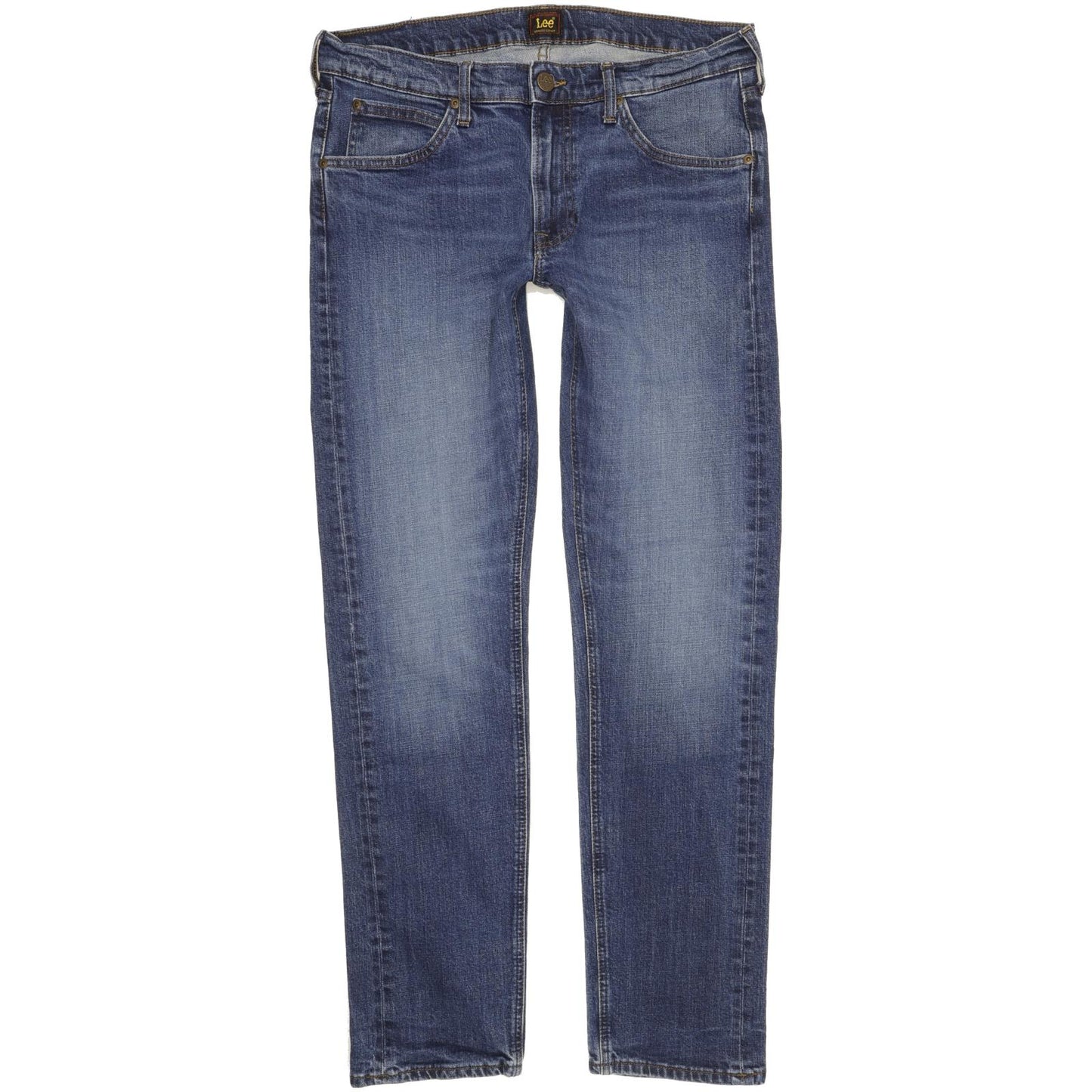 Lee Daren Men Blue Straight Slim Stretch Jeans W32 L32