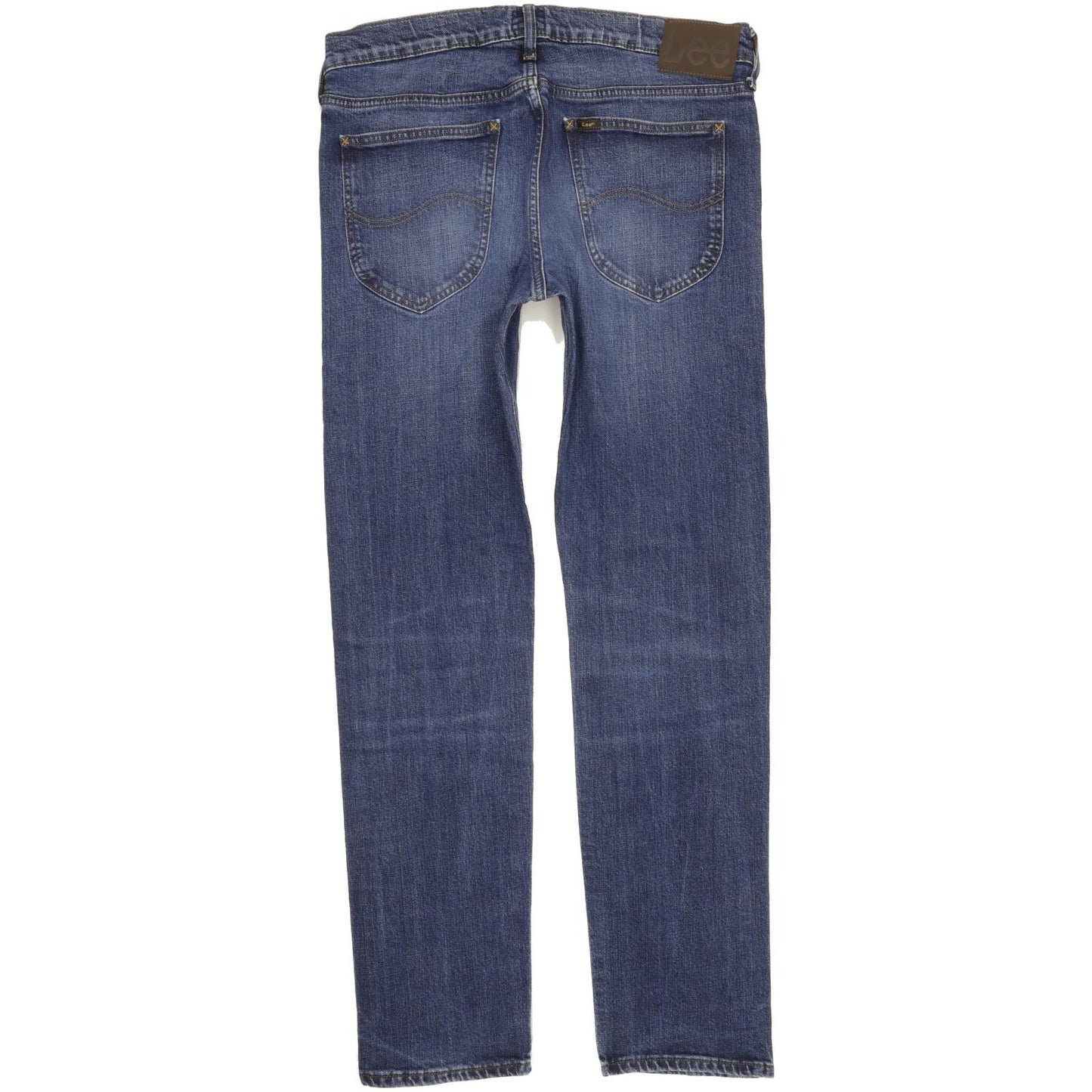 Lee Daren Men Blue Straight Slim Stretch Jeans W32 L32
