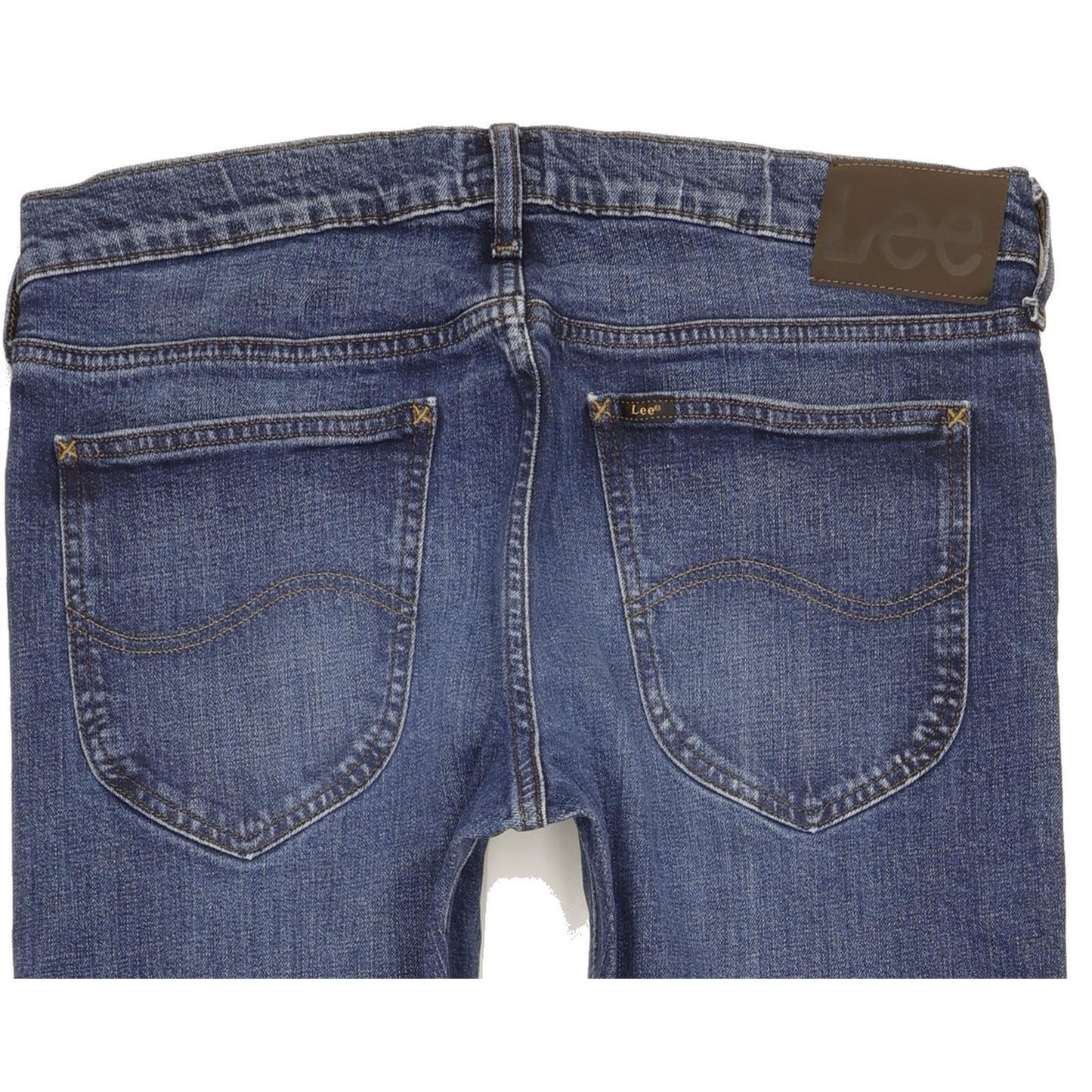 Lee Daren Men Blue Straight Slim Stretch Jeans W32 L32