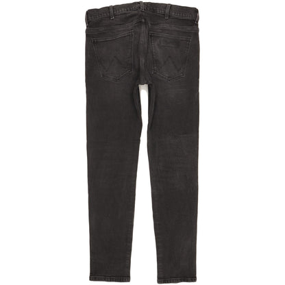 Wrangler Bryson Men Black Skinny Slim Stretch Jeans W34 L32