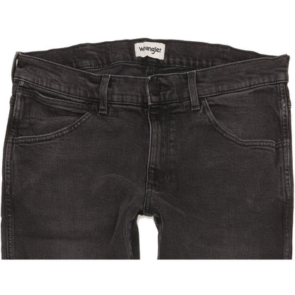 Wrangler Bryson Men Black Skinny Slim Stretch Jeans W34 L32