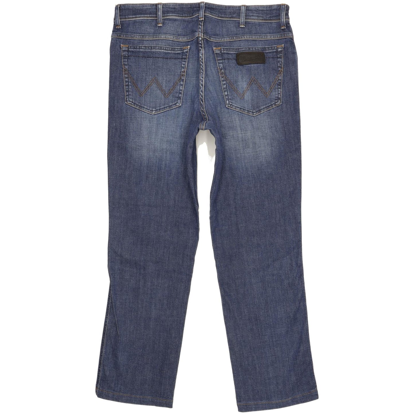 Wrangler Texas Men Blue Straight Regular Stretch Jeans W36 L30