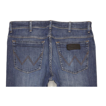 Wrangler Texas Men Blue Straight Regular Stretch Jeans W36 L30
