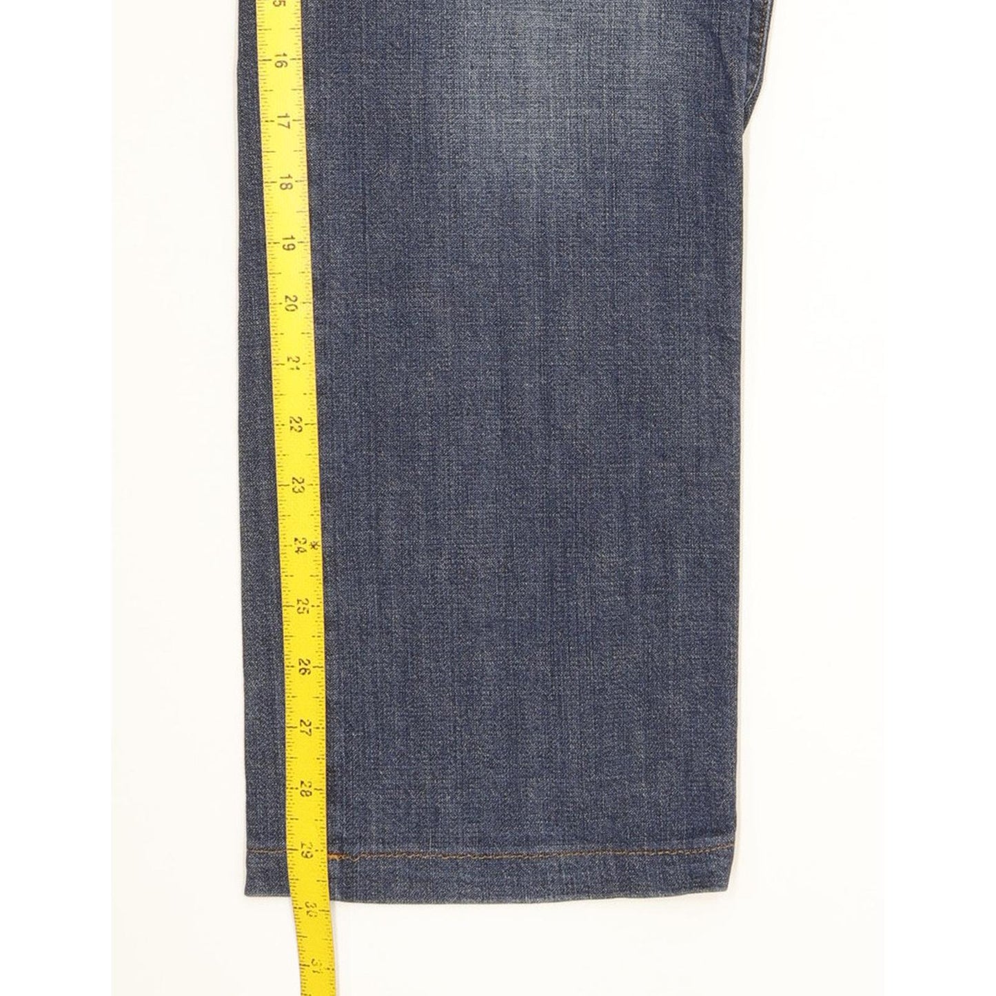 Wrangler Texas Men Blue Straight Regular Stretch Jeans W36 L30