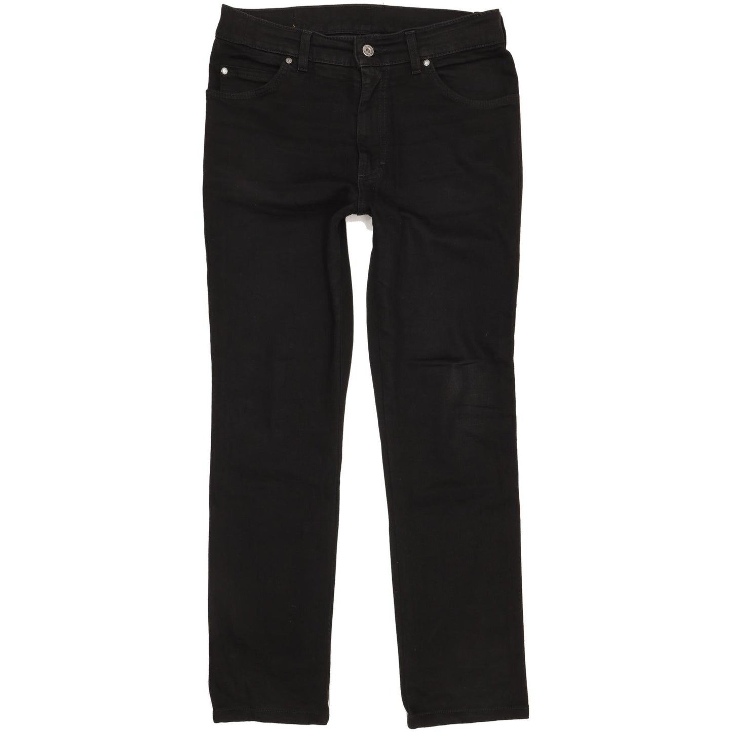 Mustang Men Black Straight Regular Stretch Jeans W30 L29