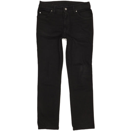 Mustang Men Black Straight Regular Stretch Jeans W30 L29