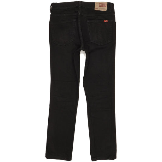 Mustang Men Black Straight Regular Stretch Jeans W30 L29