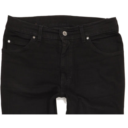 Mustang Men Black Straight Regular Stretch Jeans W30 L29