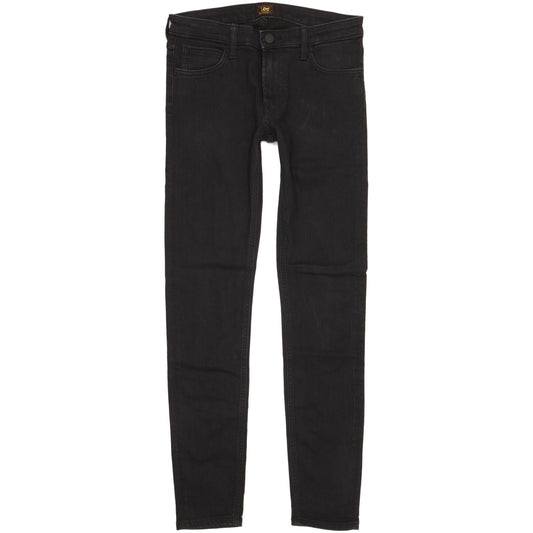 Lee Malone Women Black Skinny Slim Stretch Jeans W31 L33