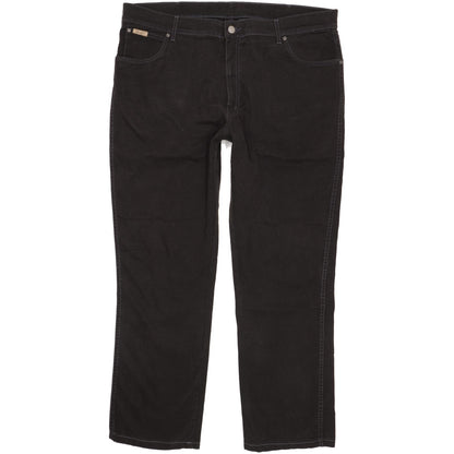 Wrangler Texas Men Black Straight Regular Stretch Jeans W40 L31