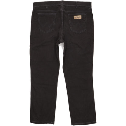 Wrangler Texas Men Black Straight Regular Stretch Jeans W40 L31